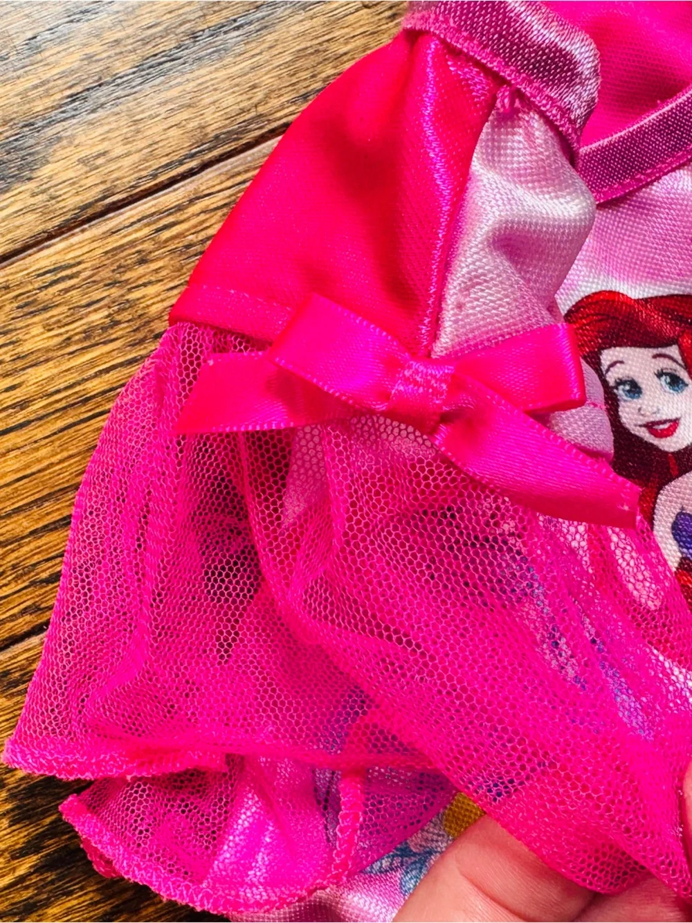 Disney Girls Rainbow Princess Nightgown in Pink
